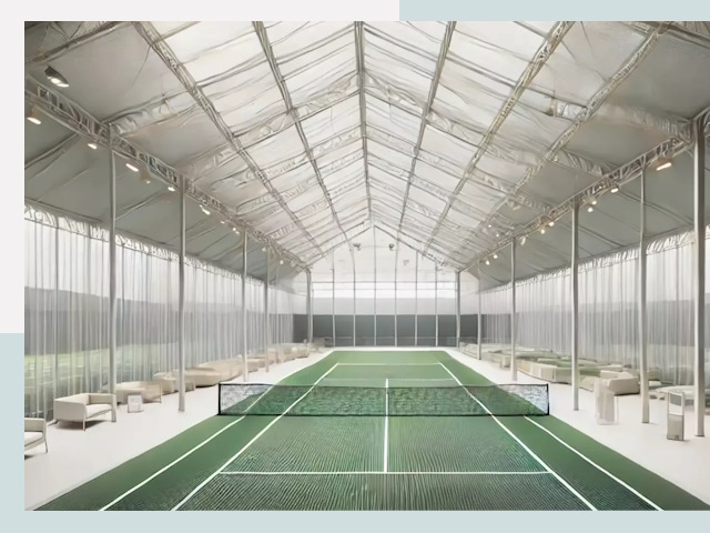 Строительство теннисных кортов в Партизанске