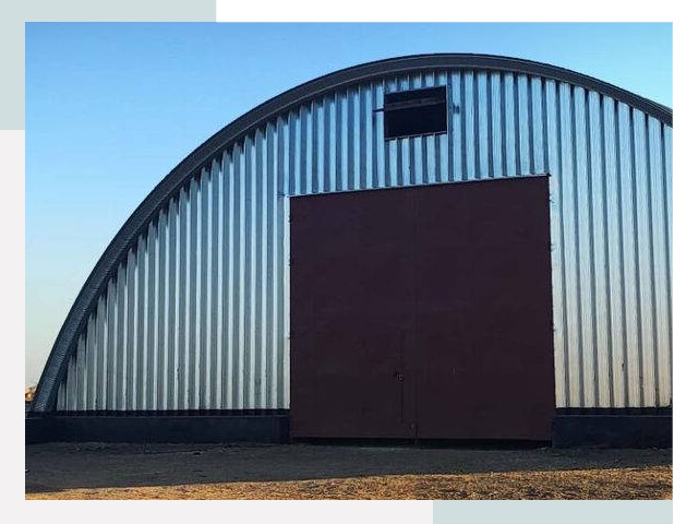 Бескаркасные ангары в Партизанске