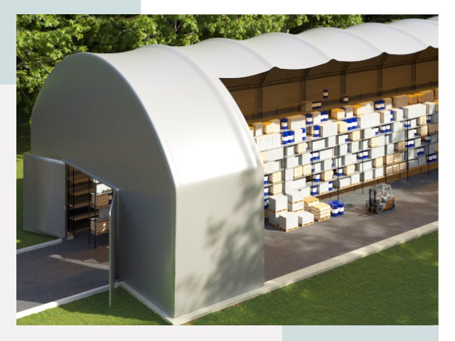 Тентовые ангары в Партизанске