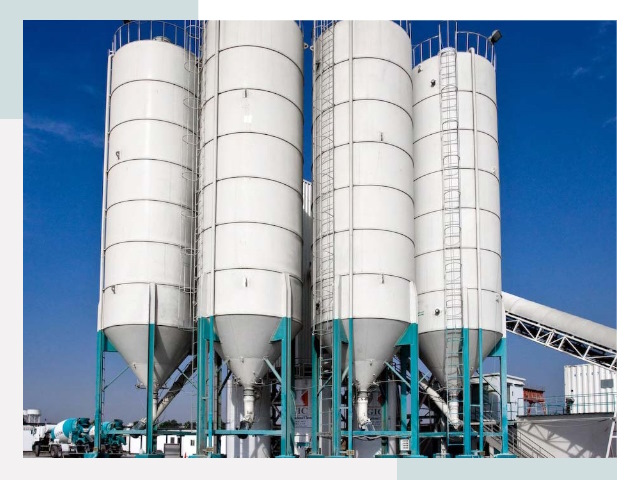 Строительство цементных силосов в Партизанске