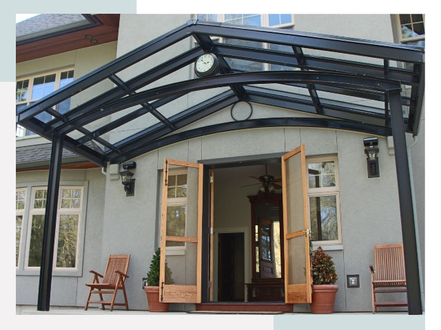 Козырьки металлические в Партизанске