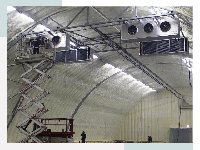 Оснащение ангаров в Партизанске