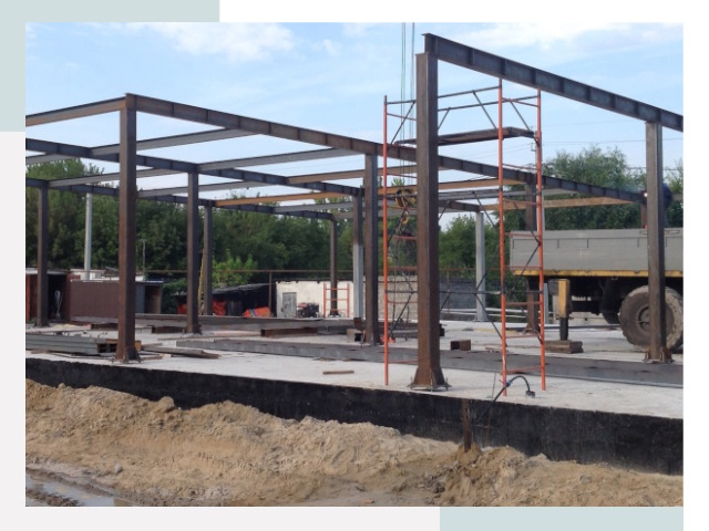 Фундамент для ангаров в Партизанске