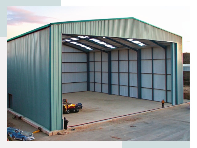 Строительство ангаров в Партизанске