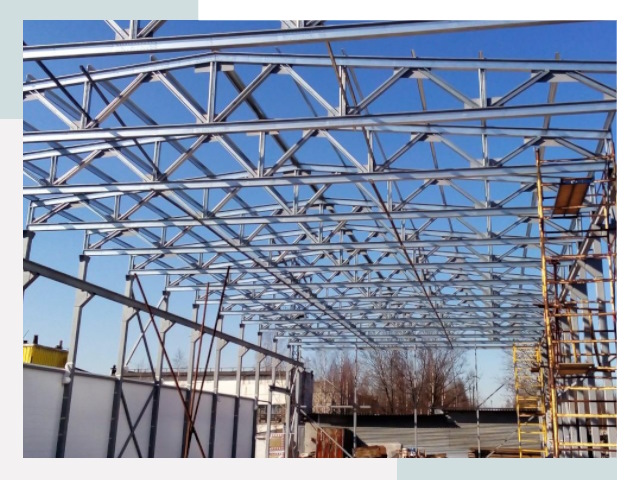 Металлокаркасы для складов в Партизанске